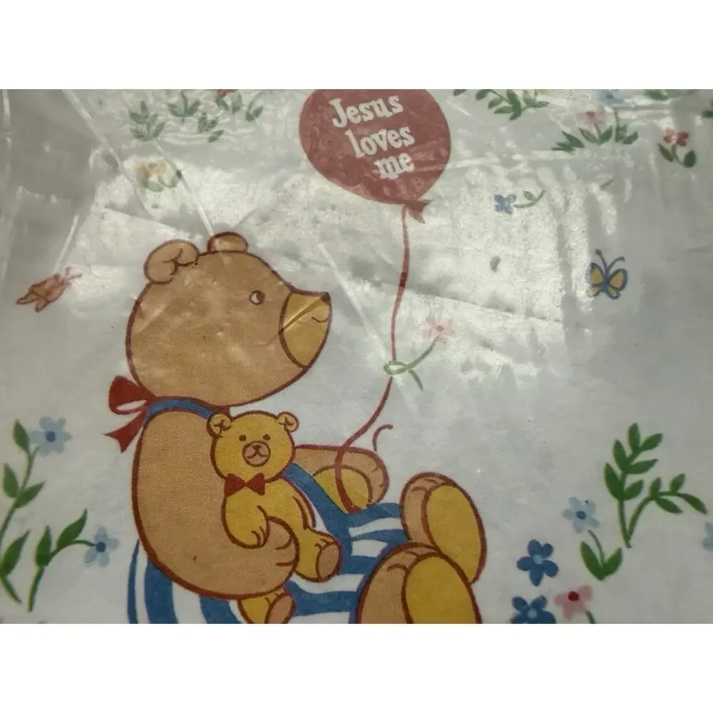 Vintage Jesus Loves Me Bear Wrapping Paper - Creative Papers Gift Wrap